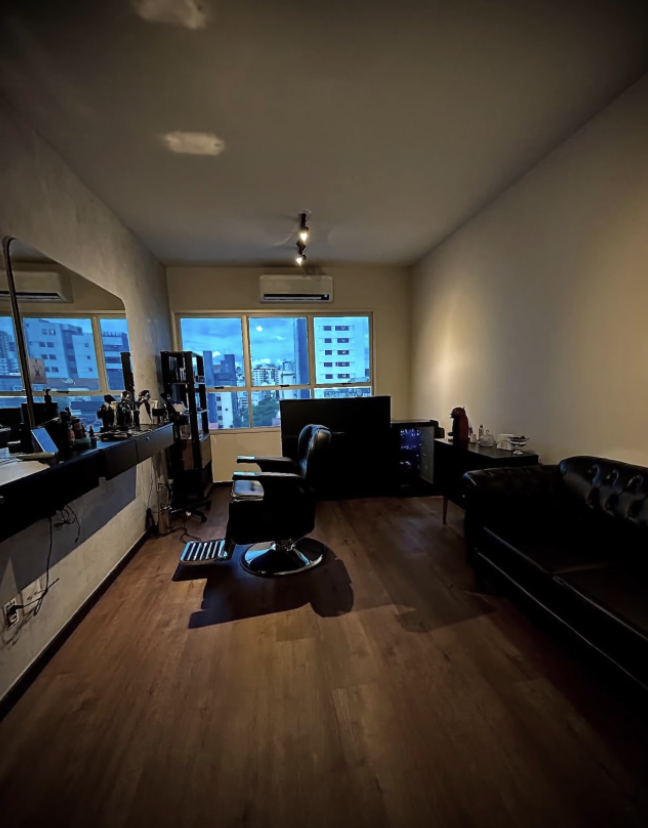 Ambiente reservado do Studio Renout em Belo Horizonte